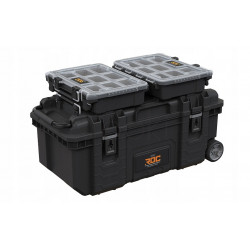 Мобільний ящик для інструментів Keter ROC Pro Gear 2.0 Mobile Job Box 28" на колесах, 45 л, IP65