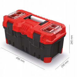 Ящик для інструментів Kistenberg Titan Plus KTIP5025 — 25 л, ABS-замки, 2 органайзери в кришці