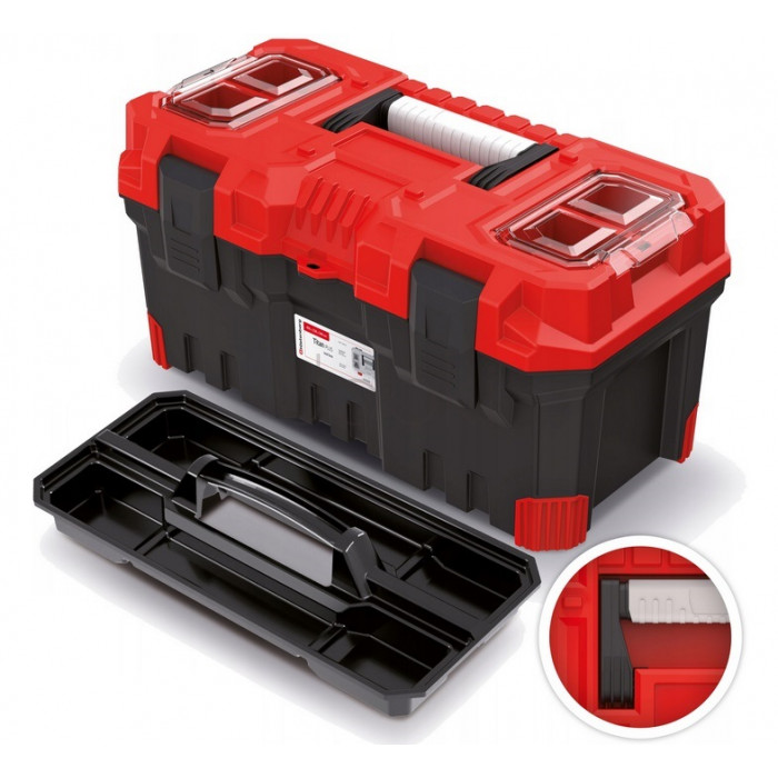 Ящик для інструментів Kistenberg Titan Plus KTIP5025 — 25 л, ABS-замки, 2 органайзери в кришці
