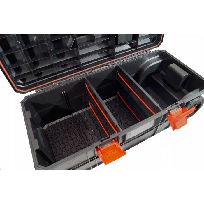 Ящик для инструмента пластиковый на колесах Kistenberg X-Block Wagon Pro 795x380x307 + ручка KXB8040W