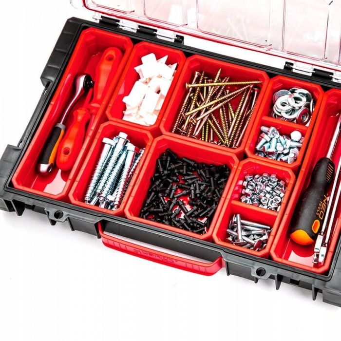 Органайзер для инструментов QBRICK SYSTEM PRO ORGANIZER 100 с контейнерами, 450×293×80 мм
