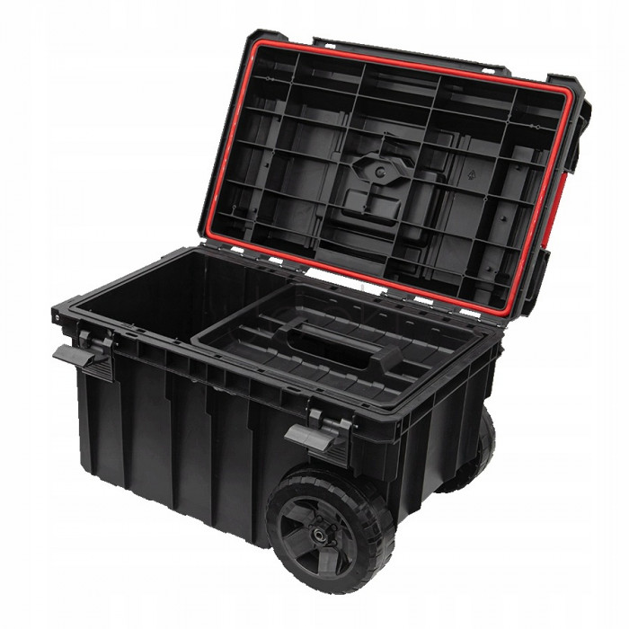 Мобільний ящик на колесах QBRICK SYSTEM ONE Trolley Vario з телескопічною ручкою