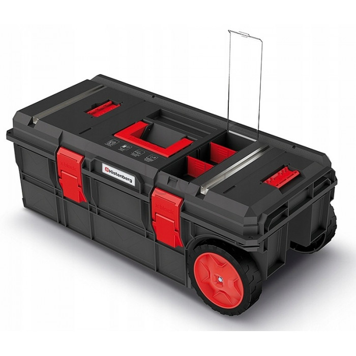 Мобильный сундук для инструментов на колесах Kistenberg 795x380x307 мм + ручка X BLOCK TECH Wagon