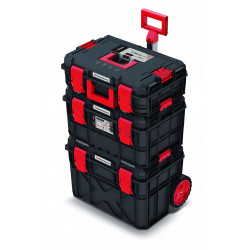 Набір ящиків для інструментів X BLOCK PRO set Kistenberg KXBS604095 — міцна модульна система на колесах, 546x380x870 мм