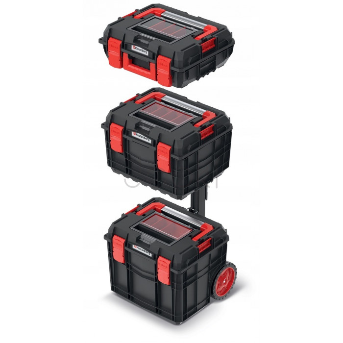Модульный комплект ящиков для инструментов на колесах 3в1 Kistenberg C Block Alu Log 450x380x845