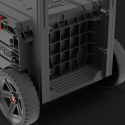 Ящик для інструментів на колесах Qbrick System PRO Cart 2.0 Plus Drawer 2 — 2 висувні шухляди, телескопічна ручка