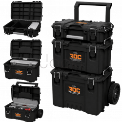 Модульна система ящиків для інструментів Keter ROC Pro Gear 2.0, 3 модулі, IP65