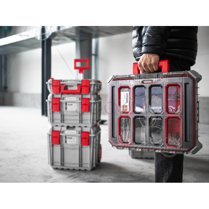 Посилена мобільна скриня-візок для інструментів Kistenberg C Block Pro Trolley 40" на колесах 450x380x380 мм + ручка