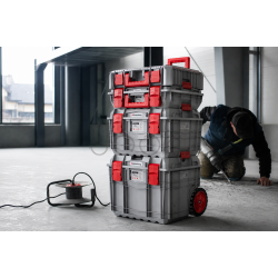 Посилена мобільна скриня-візок для інструментів Kistenberg C Block Pro Trolley 40" на колесах 450x380x380 мм + ручка