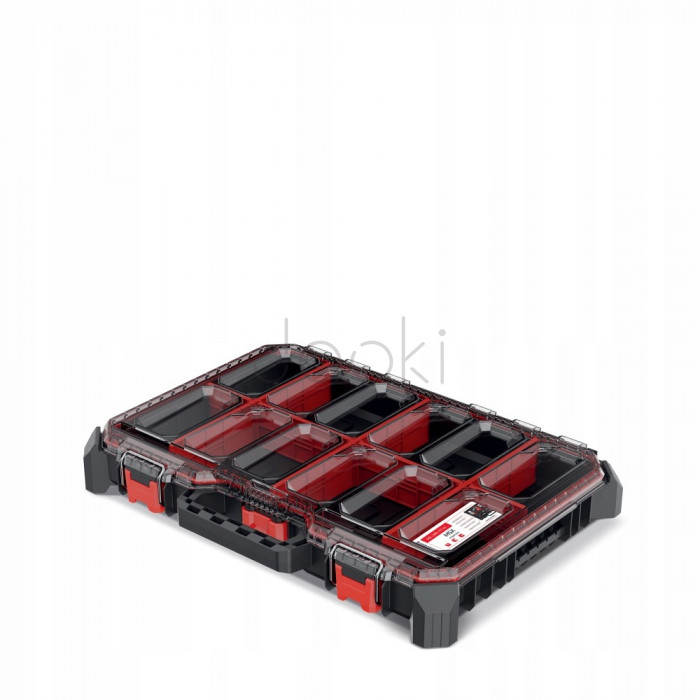 Модульний органайзер Kistenberg MSX Low KMX55408S 543×390×77 мм з 2 боксами і 7 перегородками