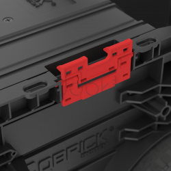 Ящик для инструментов на колесах Qbrick System PRO Cart 2.0 Plus Drawer 3 — 3 выдвижных ящика, телескопическая ручка