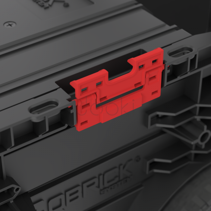 Ящик для инструментов на колесах Qbrick System PRO Cart 2.0 Plus Drawer 2 — 2 выдвижных ящика, телескопическая ручка