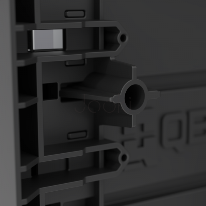 Ящик для инструментов на колесах Qbrick System PRO Cart 2.0 Plus Drawer 2 — 2 выдвижных ящика, телескопическая ручка