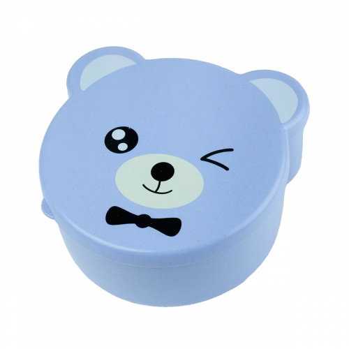 Детский ланч-бокс "Bear" 4в1, голубой