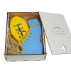 Еко подаруноковий набір, дитяча розвиваюча іграшка шнурівка “Черевик та кед”  + подарункова коробка