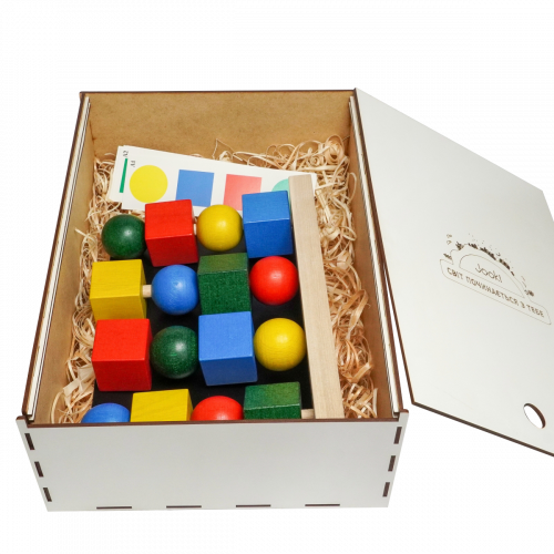 Еко подаруноковий набір, гра “Розумник” + подарункова коробка