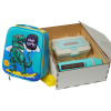 Эко подарочный ланч набор  5в1, 3D термо-рюкзак "Dinosour" термобутылка 500 мл + ланч бокс 950 мл + подарочная коробка