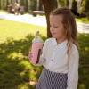 Термобутылка "Ecosapiens Kids" из экоматериала, розовая 500 мл.