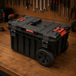 Мобільний ящик на колесах QBRICK SYSTEM ONE Trolley Vario з телескопічною ручкою