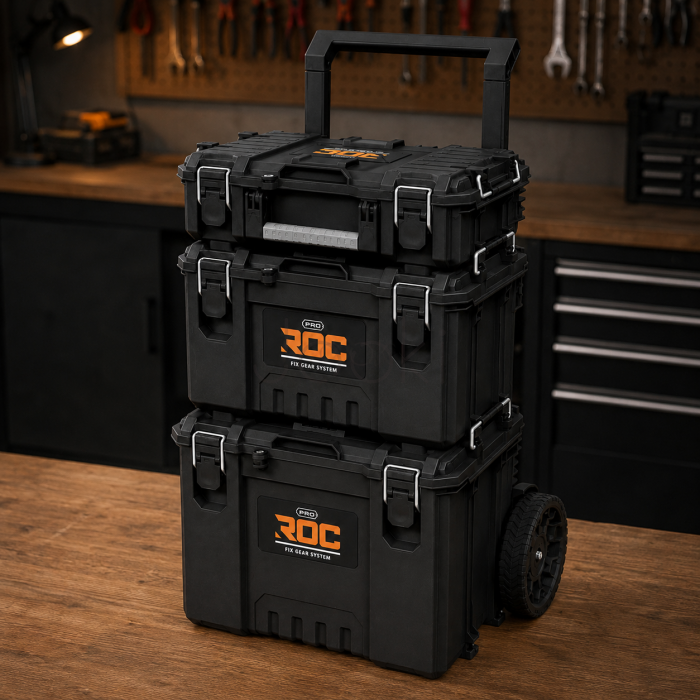 Модульна система ящиків для інструментів Keter ROC Pro Gear 2.0, 3 модулі, IP65